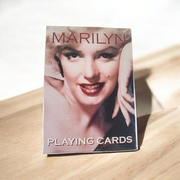 Vintage Marilyn Monroe Playing Cards Pink Collectors Deck by Bicycle SEALED - Picture 1 of 7